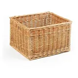 WEIDENPROFI Weidenkörbe, Aufbewahrungskörbe aus Weide, eckige Körbe - Größe (LxBxH): 40 x 35 cm, 26 cm hoch