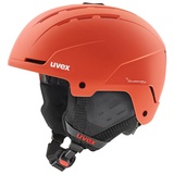 Uvex Stance - robuster Skihelm für Damen und Herren - individuelle Größenanpassung - optimierte Belüftung - Fierce red matt 58-62 cm