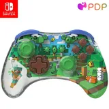 PDP REALMz Wireless Controller Grün Transparent Nintendo Switch