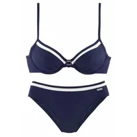 LASCANA Bügel-Bikini Damen Blau 40 Cup B