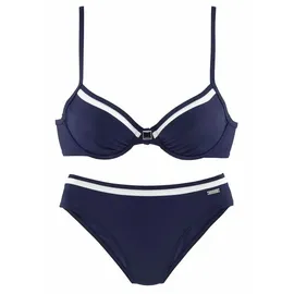 LASCANA Bügel-Bikini Damen Blau 40 Cup B