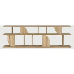 Ethnicraft Geometric Sofa Konsole 210x35x67 cm - Natur