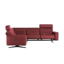 Stressless Eckcouch Leder 2-Sitzer Rot
