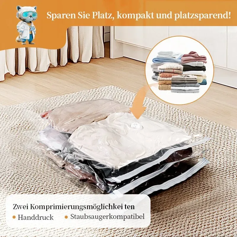 ROQAO Flache Vakuum-Kompressionsbeutel Set (12 Stück)