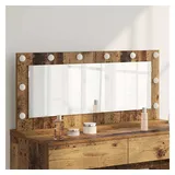 vidaXL Kosmetikspiegel 100 x 45 cm Braun
