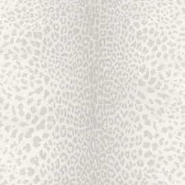 Superfresco Easy Leopard Skin", silber (silberfarben), B:0,52m L:10,05m, Vlies, Tapeten, Luipaard silber 1000x52cm