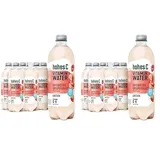 hohes C Vitamin Water Antiox Erdbeere & Grapefruit (6 x 750ml), Zellschutz vor oxidativem Stress: Vitamin C, Vitamin E + Selen, nur 6kcal/100ml, ohne Zuckerzusatz & Süßungsmittel, vegan