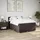 vidaXL Boxspringbett 140 x 200 cm Dunkelbraun