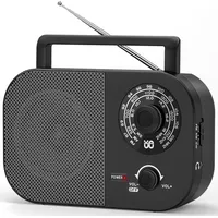 Kofferradio Tragbares Radio Batteriebetrieb AM,FM,SW,UKW Netz Mit Bestem Empfang