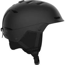 Salomon Husk Skihelm (Größe 53-56CM, schwarz)