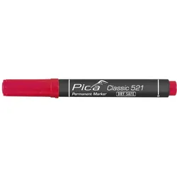 Pica Permanentmarker 2-6mm, Keil spitze, rot
