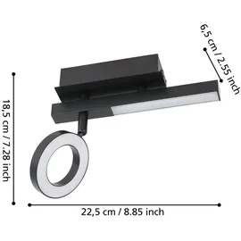 EGLO Cardillio 2 (MPNR) Schwarz