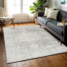 livabliss Surya Syracusa Vintage Teppich - Orientalischer Teppich Wohnzimmer, Esszimmer, Schlafzimmer - orientalischer Boho Teppich, Kurzflor Teppich für einfache Pflege - Teppich Groß 120x170cm in Beige