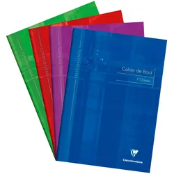Clairefontaine 10x Klassenheft für Lehrer für die Notenübersicht der Schüler, A4 24 Blatt 110g, für 7 Klassen - Sortiert 3119C