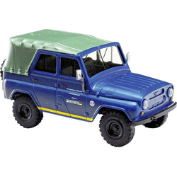 Busch 52108 H0 UAZ 469 mit Dach, THW Bayern