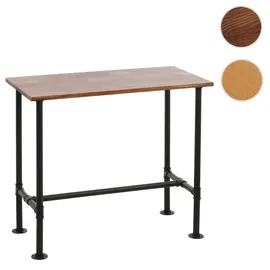 Mendler Bartisch HWC-N21 108 x 120 x 61 cm Braun