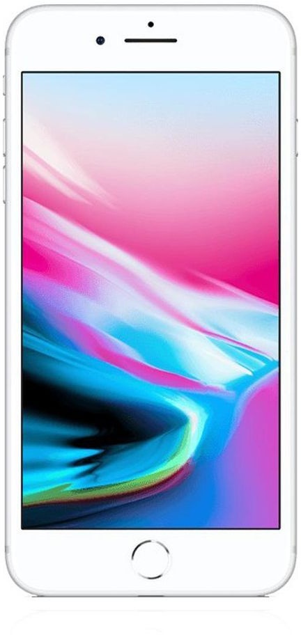 Apple iPhone 8 Plus 14cm (5,5 Zoll), 1920x1080 Pixel, 64GB, 12MP, iOS 11, Farbe: Silber
