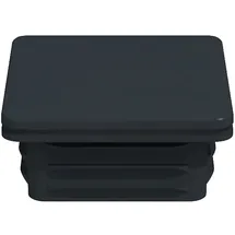 GROJA Pfostenkappe 6 x 6 cm Aluminium-Grau
