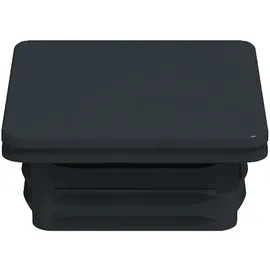 GROJA Pfostenkappe 6 x 6 cm Aluminium-Grau