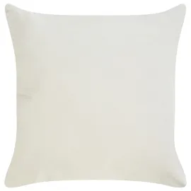 Beliani Rechtsseitige Chaiselounge Chaumont Samtstoff cremeweiß