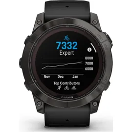 Garmin fenix 7X Pro Sapphire Solar schwarz/carbongrau