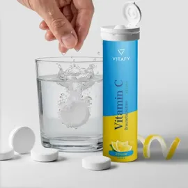 Vitafy Vitamin C Zitrone Brausetabletten 20 St.