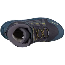 Lowa Maddox Warm GTX Mid Kinder Petrol/Senf 30