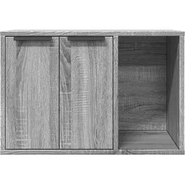 vidaXL Katzenklo Grau Sonoma 60x40x40 cm Holzwerkstoff vidaXL
