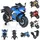Moni Kinder Elektromotorrad Motocross blau (12 V)
