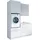 laundreezy Mehrzweckschrank-Set 168 x 238 x 68 cm Weiß
