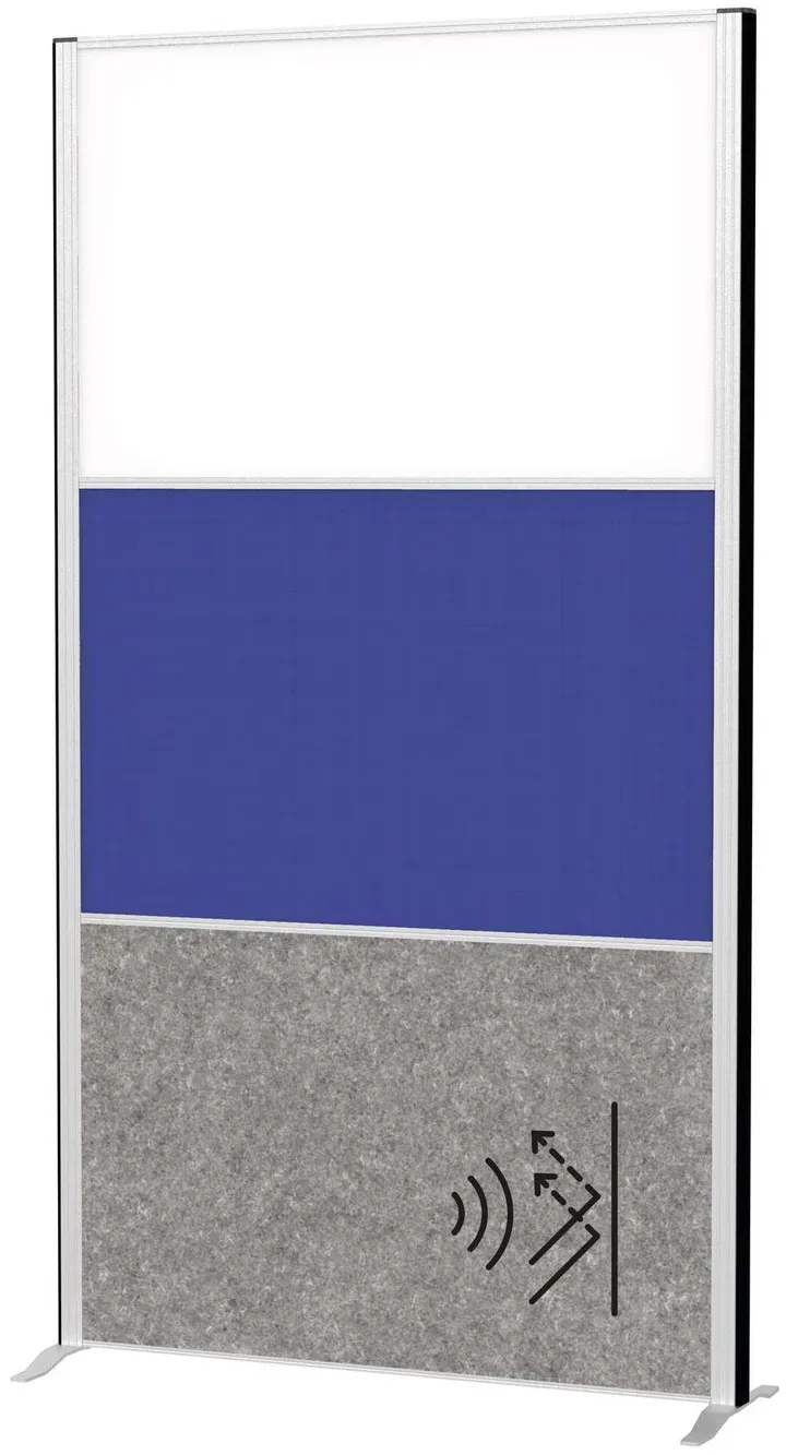 Stellwandsystem MAULconnecto WB Textil Akustik dunkel Stand