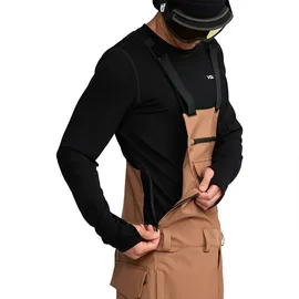 Volcom Roan Bib Overall Snowboardhose Terra Brown S