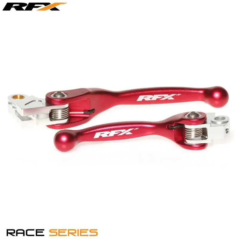 RFX Race gesmede flexibele hendels set (rood)