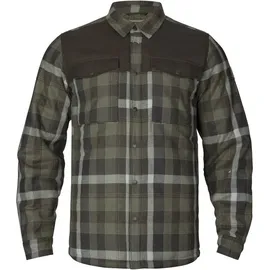 Härkila Herren Asmund Insulated Wool shirt jacket Willow Green/Phantom
