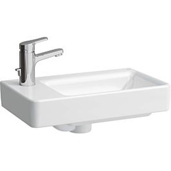 LAUFEN Pro S Handwaschbecken 8159550001091 48 x 28 cm, weiß, Becken rechts, ohne Hahnloch