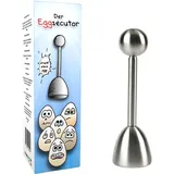 Der Eggsecutor ★ Eierköpfer aus hochwertigem Edelstahl I zeitsparender Eieröffner ★ Eierschneider ★ Bonus: Gratis eBook mit unwiderstehlichen Eier Rezepten