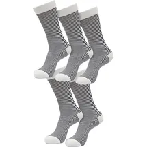 URBAN CLASSICS Fine Stripe Socken 5 Paar Schwarz 47-50