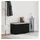 vidaXL Flurbank 80 x 40 x 45 cm Schwarz / Schwarz matt