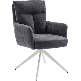 Home Affaire Esszimmerstuhl HOME AFFAIRE "Monaco, TOPSELLER", grau (anthrazit, weiß), B:59cm H:92,5cm T:67,5cm, Stühle, Esszimmerstuhl, verschiedene Gestelle wählbar, Belastbar bis 120 Kg