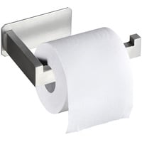 MDHAND Toilettenpapierrollenhalter Edelstahl, Selbstklebend ohne Bohren, Toilettenpapierrollenhalter ohne Bohren, 304 Rollenhalter Papierhalter für Küche Badzimmer (Quadratische Röhre Silber)