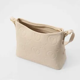 Valentino Samba Re Umhängetasche Polyurethan Beige/Weiß