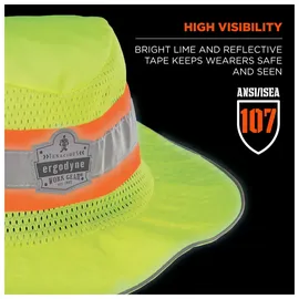 ergodyne international Ergodyne Kühlender Ranger-Sonnenhut Chill-Its 8935MF Hi-Vis, lime, Größe L/XL