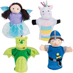 roba® Handpuppe Handpuppenset für Kaspertheater (4-tlg) bunt