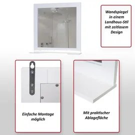 MCW Wandspiegel weiß