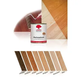 Leinos Hartwachsöl 290 Weiß seidenmatt 0,75 l
