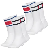 Tommy Hilfiger Kinder Socken Flag 4er Pack, Größe:27-30, Farbe :White (300) - 27-30