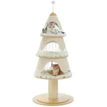 Pawz Road Weihnachtskatzenbaum 130 cm weiß