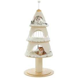 Pawz Road Weihnachtskatzenbaum 130 cm weiß