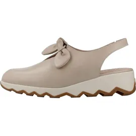 Wonders für Damen. C-7602 Lederschuhe Simon02 beige 39 3 bis 5 cm, Keine, Lässig