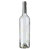 MARELIDA LED Draht für Flaschen Korken Flaschenlicht Sternemotiv 70cm silber